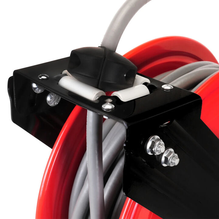Milton 1/4 Inch x 50 Ft All-In-One Pressure Washer Hose Reel with Poly Braided Hose, large image number 7