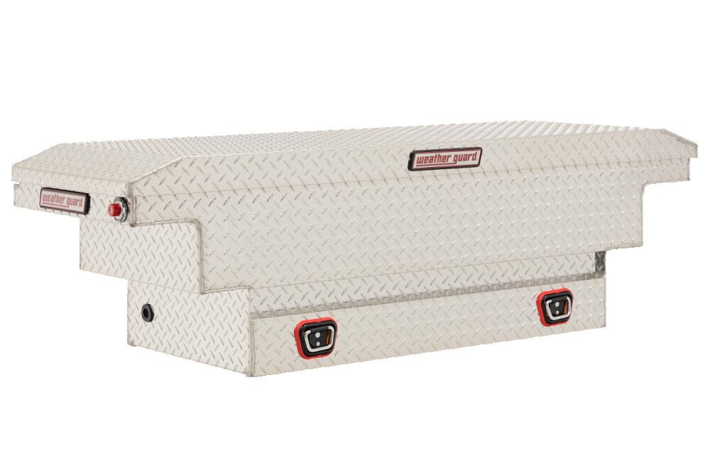 Weather Guard Saddle Truck Tool Box Aluminum Compact Deep Clear – 137-0-04