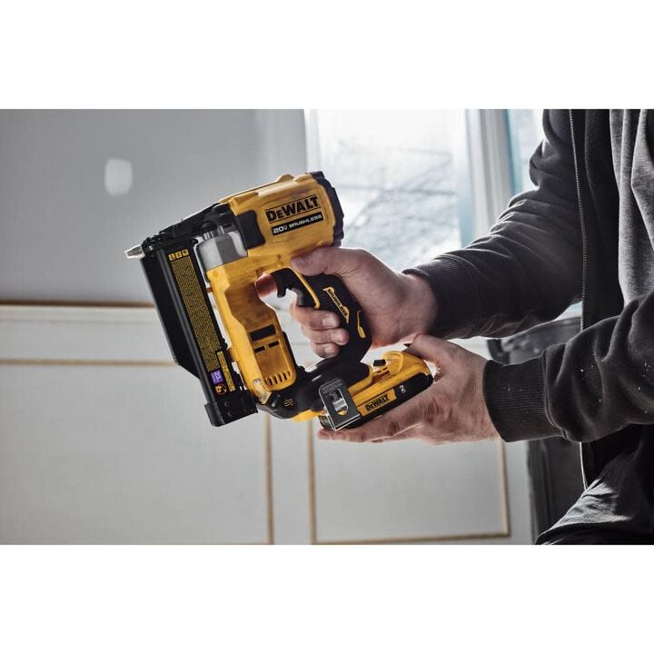 DEWALT ATOMIC Compact Series 20V MAX Pin Nailer 23 Gauge with 20V MAX XR POWERSTACK Compact Battery Bundle, large image number 10