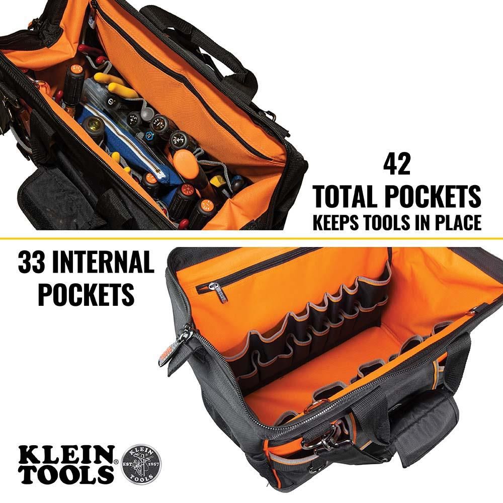 Klein Tools Tradesman Pro Wide-Open Tool Bag, large image number 3