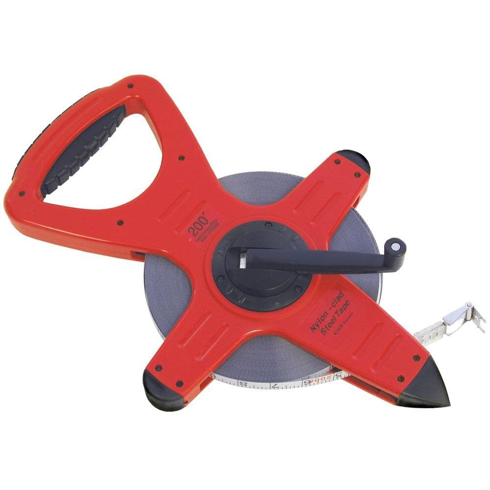 CST Berger 200 Ft. One Sided Pro-Series Zip-Line Nylon-Clad Steel Measuring Tape, large image number 1
