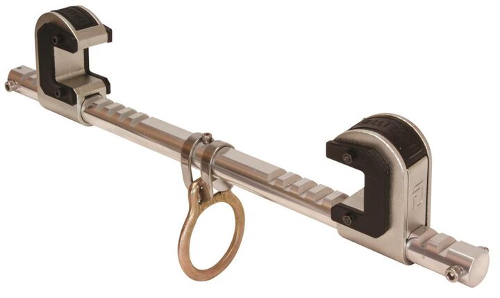 Falltech Dual Ratcheting Beam Anchor for 4-14In Flange Width