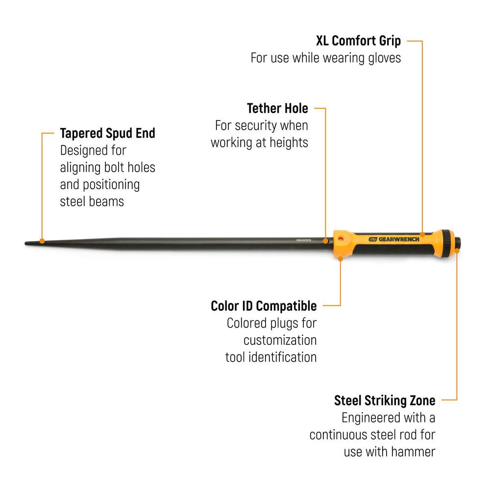 GEARWRENCH 25 Inch Alignment Bar with Cushion Grip, large image number 2