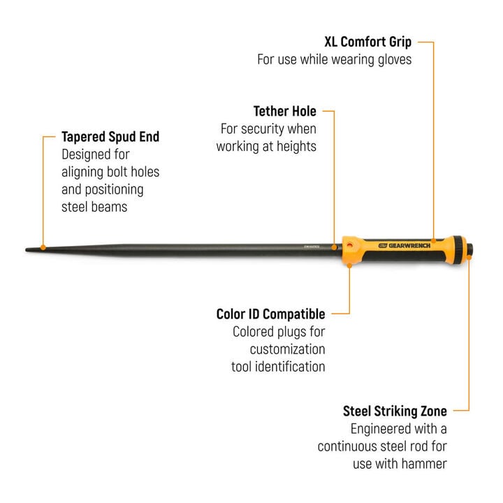 GEARWRENCH 25 Inch Alignment Bar with Cushion Grip, large image number 1