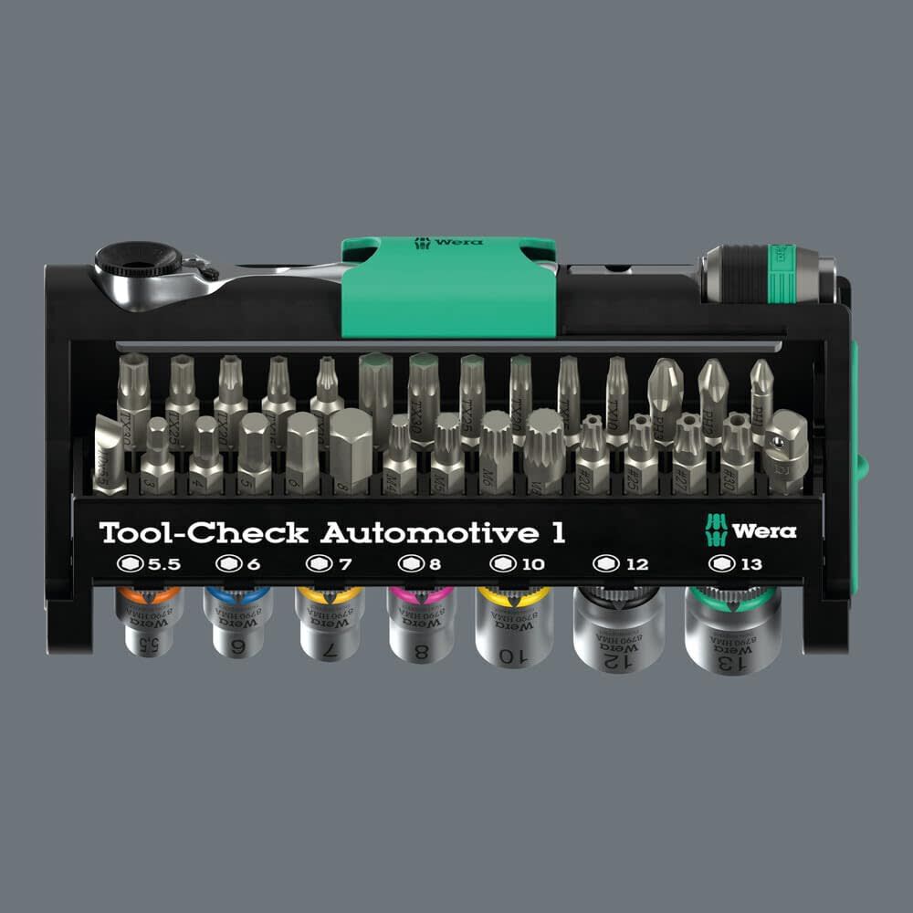 Wera Tools Drop Forged Steel Tool-Check Automotive 1 Set, 38 Pieces, large image number 2
