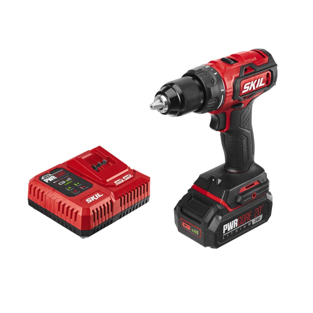 LINEAR POWER DPS500【希少品】 SKIL PWRCORE 20 Brushless 20V 1/2in Drill Driver Kit