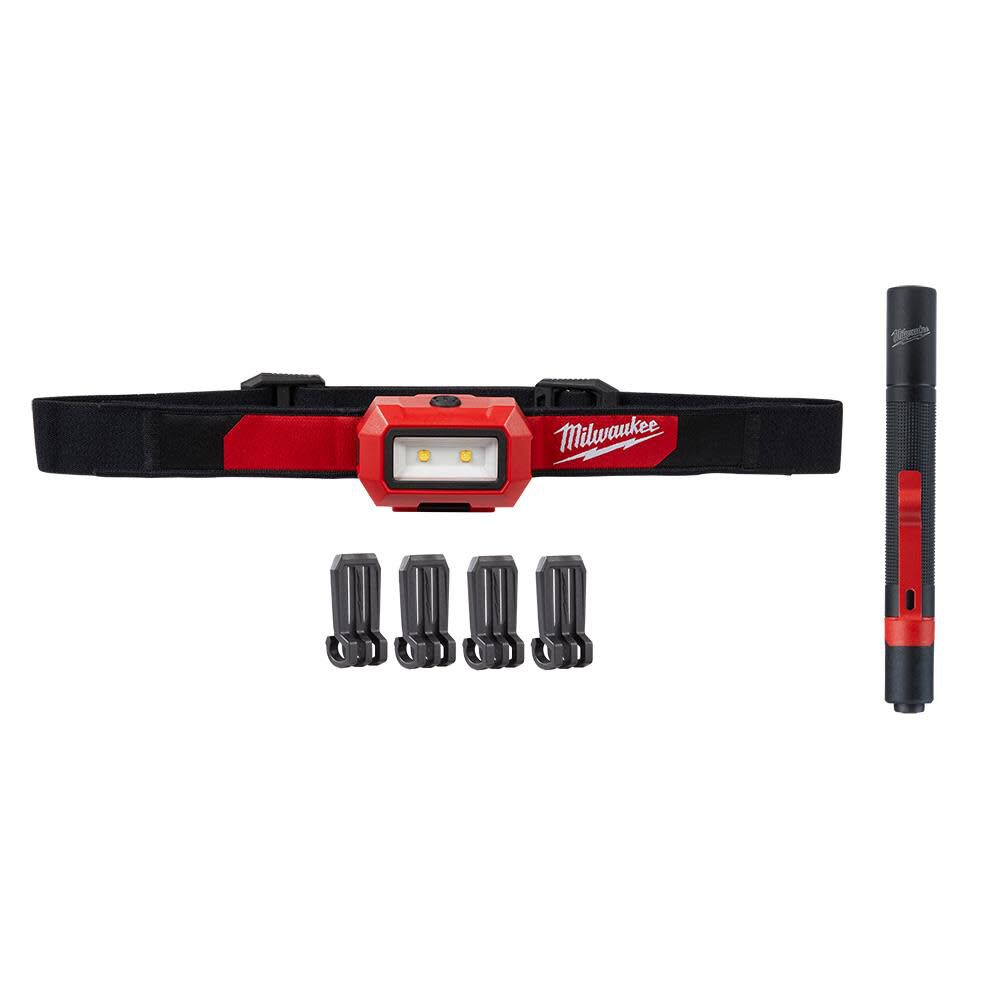 Milwaukee Headlamp & Penlight Kit 2103PEN Acme Tools