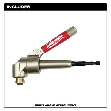 Milwaukee Right Angle Drill Attachment Kit, large image number 1