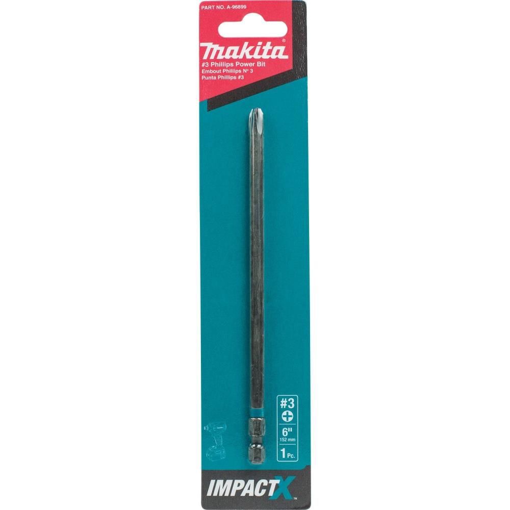 Makita Impact X #3 Phillips 6 Power Bit, large image number 2