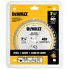 DEWALT 7-1/4 Inch 40T Metal Saw Blade, small image number 2