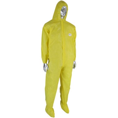 Protective Industrial Products PosiWear UB Plus Yellow Coverall with Elastic Wrist & Ankle