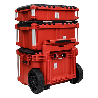 Milwaukee PACKOUT Tool Box Set with NEW Low Handle Rolling Tool Box, large image number 1