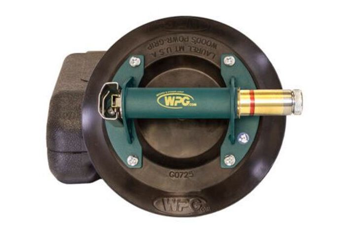 Woods Powr-Grip 9 In. Metal Handle Cup for Surfaces with Low Vacuum Audio Alarm