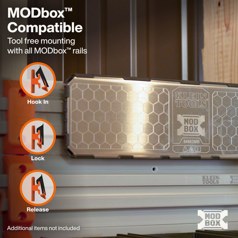 Klein Tools MODbox Wall System, Steel Mount, large image number 3