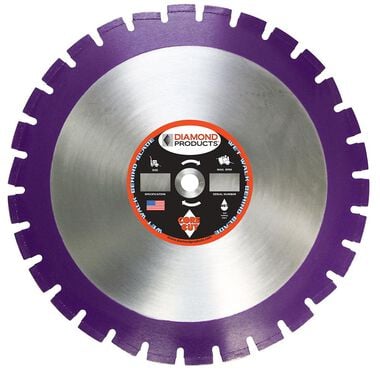 Diamond Products 26 In. x .165 In. Imperial Purple Wet Blade