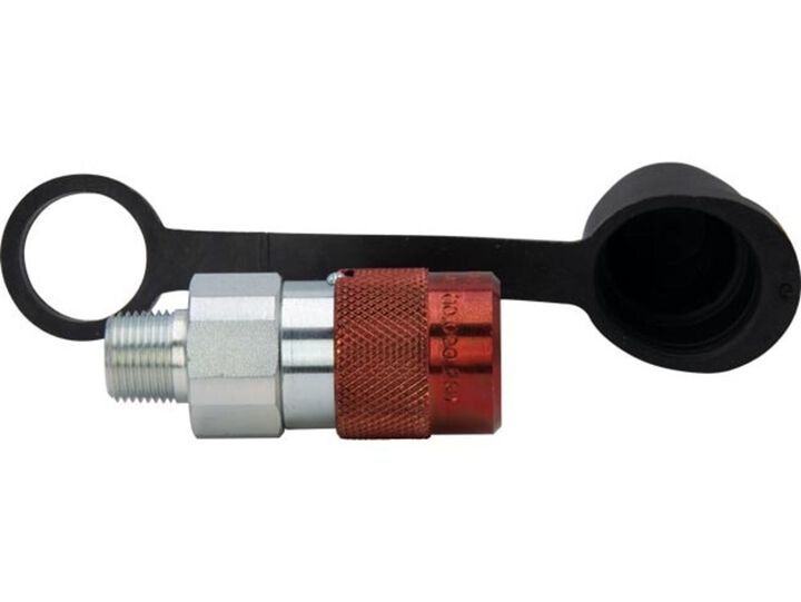 Enerpac 3/8 Inch NPTF Flush-Face Hydraulic Female Coupler, large image number 1