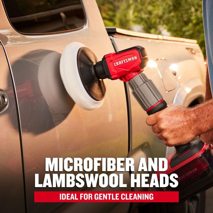 CRAFTSMAN Powered Scrubber Microfiber Brush Set, large image number 2