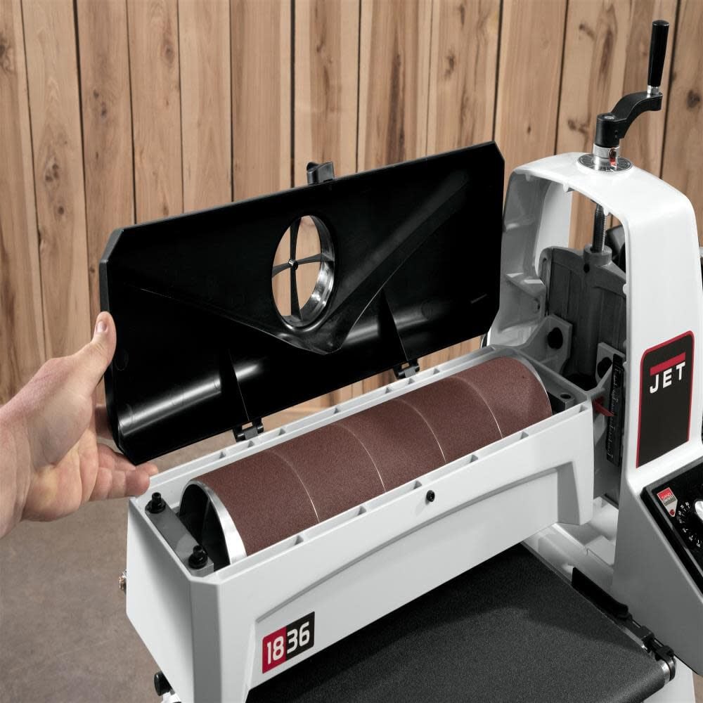 JET JWDS-1632 16-32 Drum Sander with Stand, large image number 6