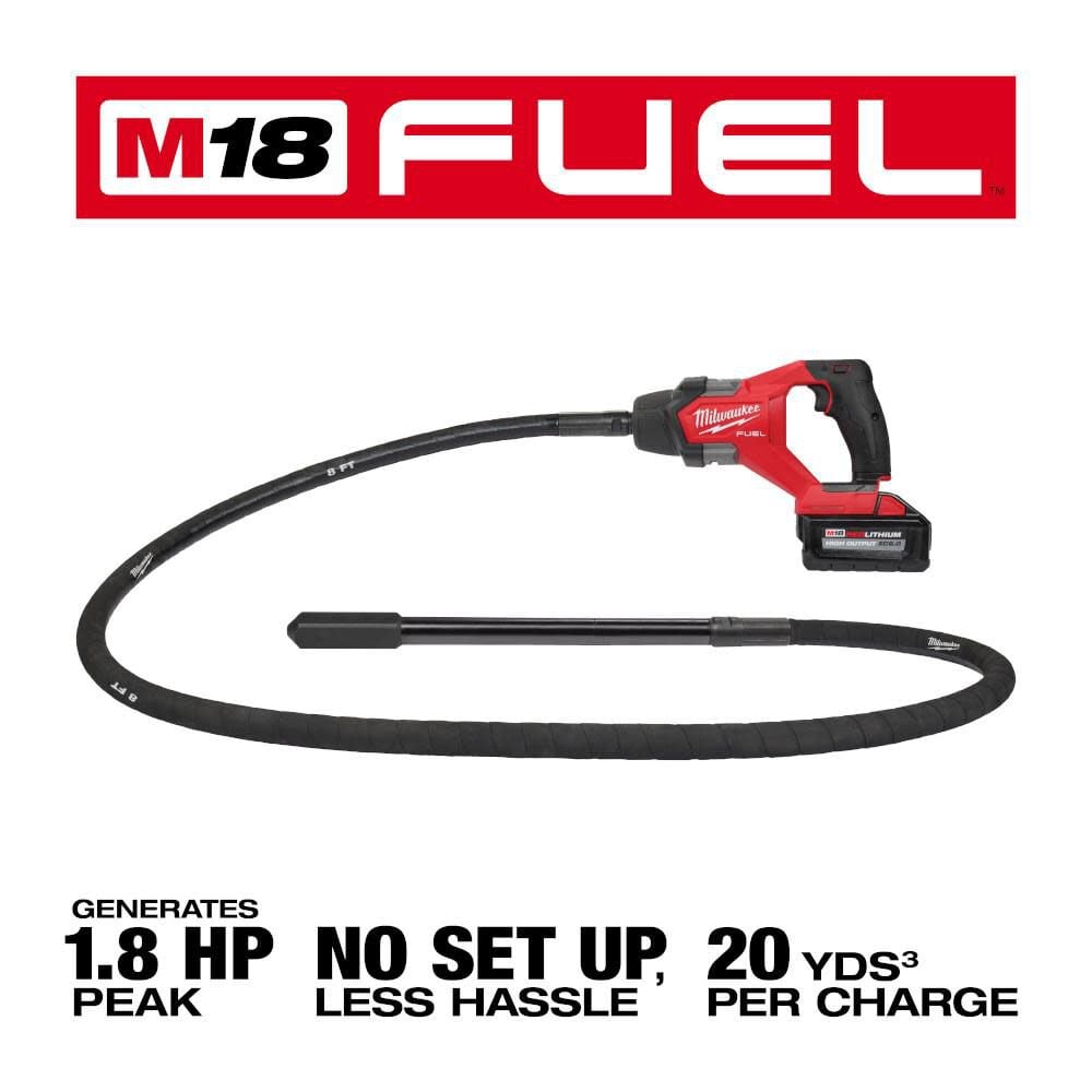 Milwaukee M18 Fuel 8 Concrete Pencil Vibrator Kit 2911 21 Simolary simolary.com 7