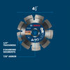 Bosch 4-1/2 Inch Tuckpointing Wheel, small image number 5