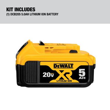 DEWALT 20-Volt Max 5.0-Amp Hours Lithium Power Tool Battery, large image number 4