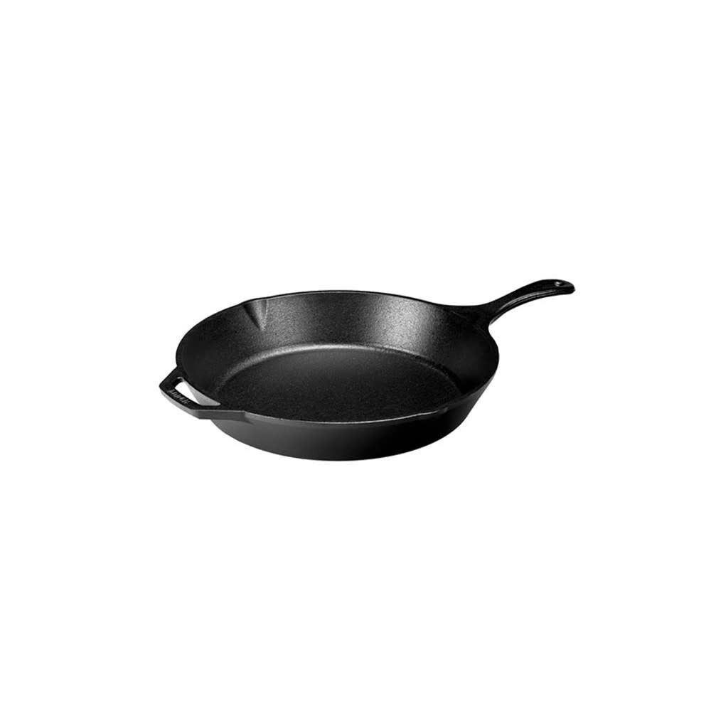 Lodge Cast Iron 13.25 Inch Black Cast Iron Seasoned Skillet, large image number 9