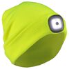 Delta Plus S109 Knit Cap with LED Light Hi-Viz Lime One Size Fits Most, small image number 1