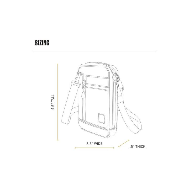 Carhartt Black 700D Nylon Duck Crossbody Wallet, large image number 2