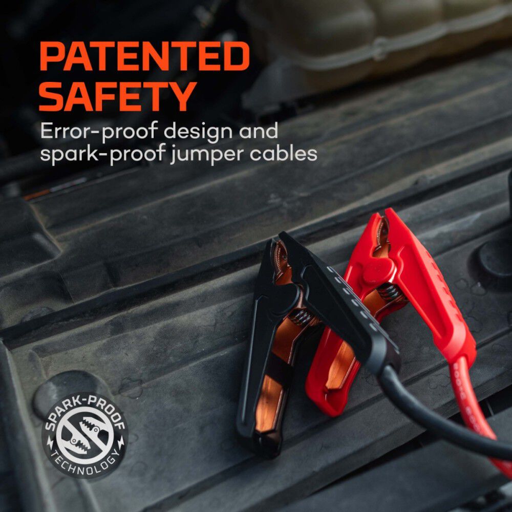 Nebo Assist Air 2500XP 12 V 2500 A USB-C Black/Orange Jump Starter, large image number 7