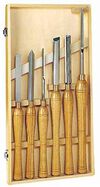 PSI Woodworking Products High Speed Steel Wood Lathe Chisel Turning Set 6-Piece, small