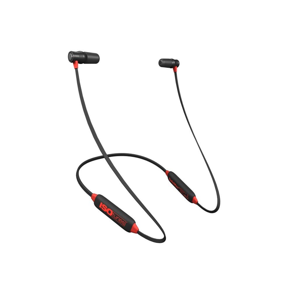 ISOtunes Haven Xtra 2.0 Earbuds Red/Black Noise Isolating - IT-25