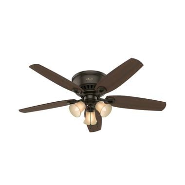 Hunter Fan Builder Ceiling Fan 52in New Bronze Brazilian Cherry