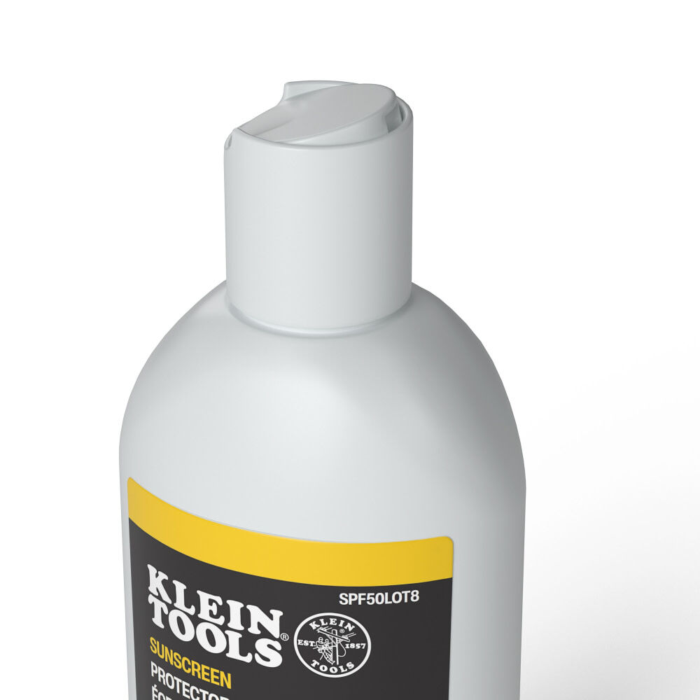 Klein Tools Sunscreen Lotion, Broad Spectrum SPF 50, 8 FL oz, 12 Pieces, large image number 3