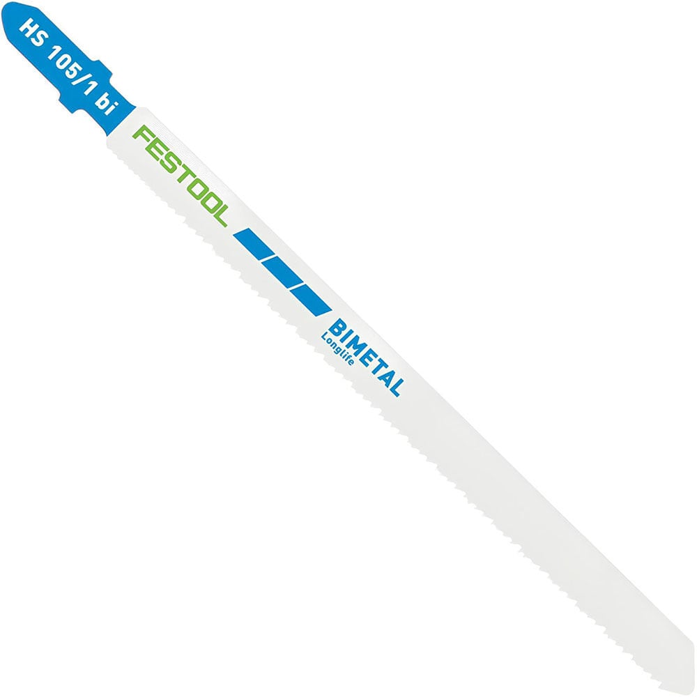 Festool Jigsaw Blades HS 105/1 for Metal Cutting - Pack of 5, large image number 1