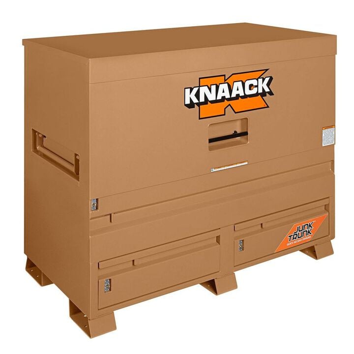 Knaack Model 89-D 43.8 Cu-Ft. Tan Steel Piano Box with KL (Padlock), large image number 6