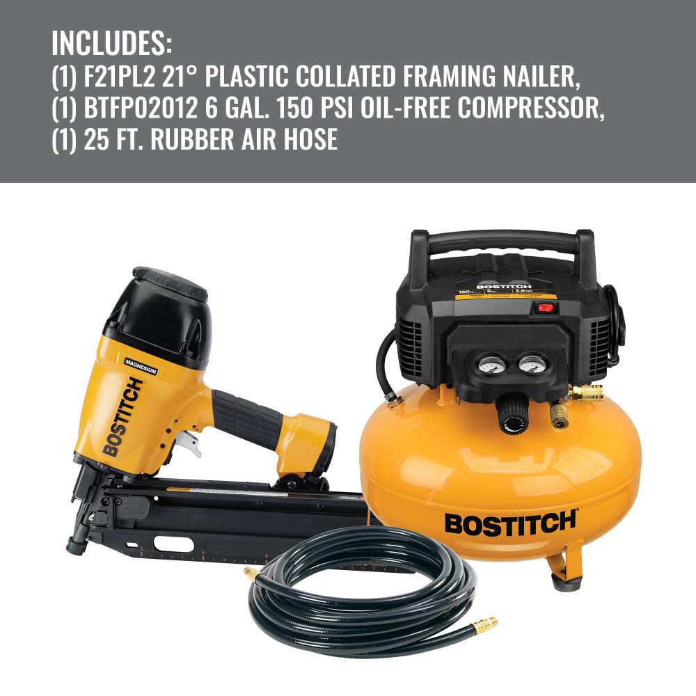 Bostitch BTFP2KIT 2-Tool Compressor Combo Kit