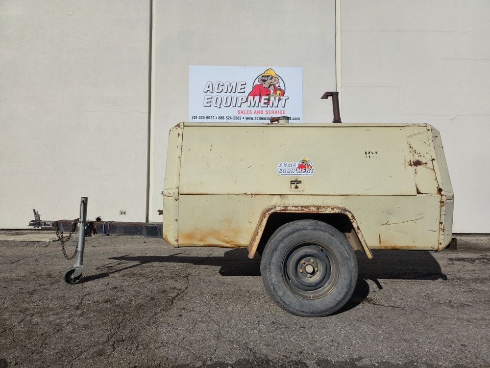 Ingersoll Rand P185AWJD 185 CFM Towable Air Compressor Used 1990, large image number 7