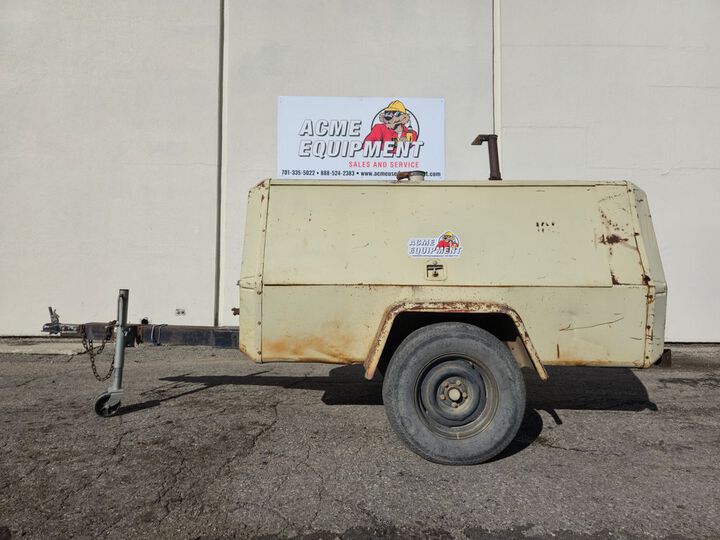Ingersoll Rand P185AWJD 185 CFM Towable Air Compressor Used 1990, large image number 6