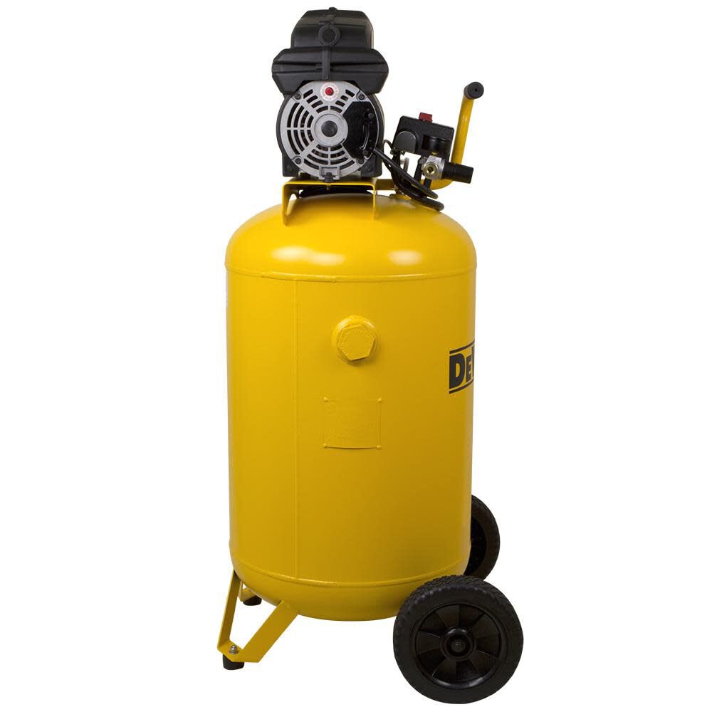 Portable vertical outlet air compressor