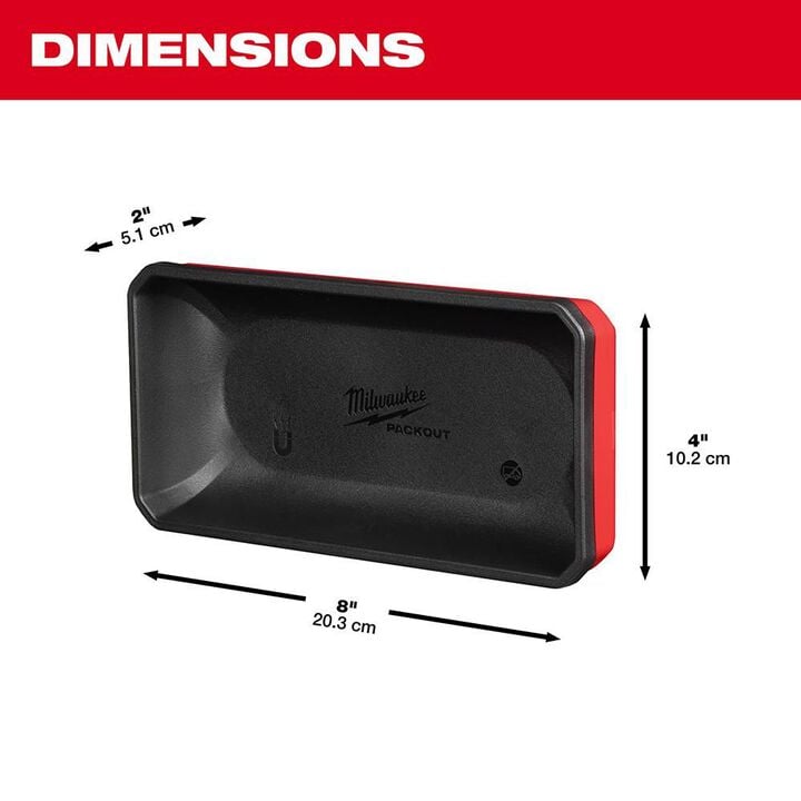 Milwaukee PACKOUT Large Magnetic Bin, large image number 3