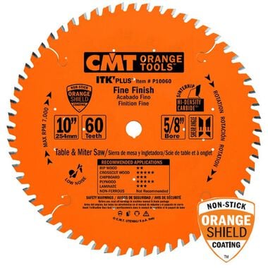 CMT ITK Plus Blade for Slide Miter Saws, large image number 0