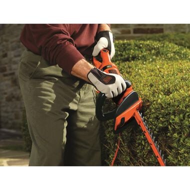 Hedge Trimmer, Rotating Handle, Dual Blade Action Blades, 3.3-Amp, 24-Inch