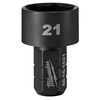 Milwaukee INSIDER Box Ratchet Socket 6 Point 21mm, small image number 1
