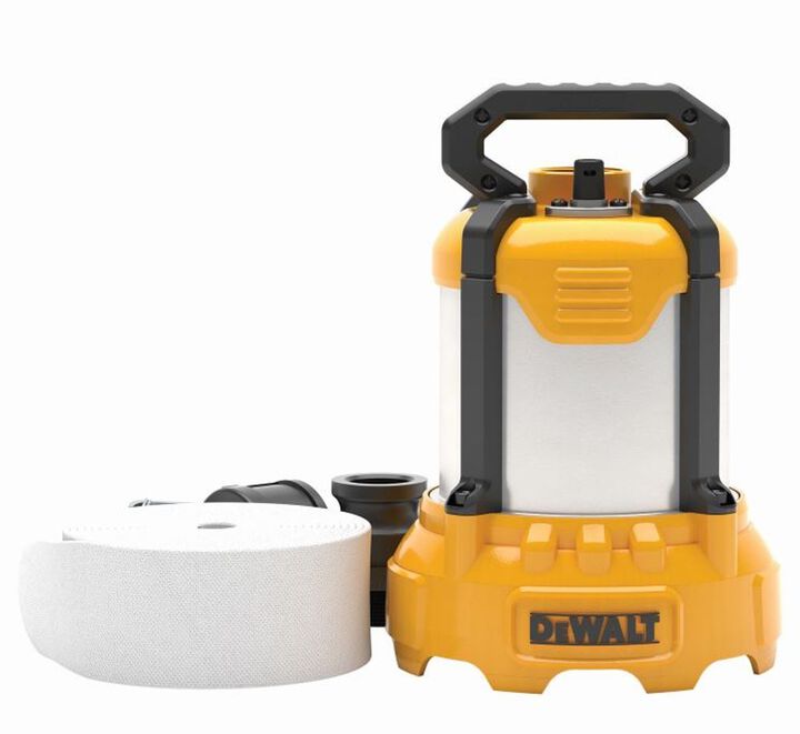 DEWALT Submersible Utility Pump 1/3 HP Aluminum with Hose Kit, large image number 3