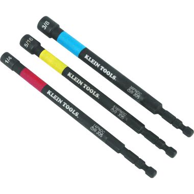 Klein Tools Color-Coded Power Nut Setter 3pc