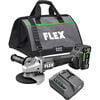FLEX 24V Cordless 5 Inch Variable Speed Angle Grinder Kit with Paddle Switch, small image number 1