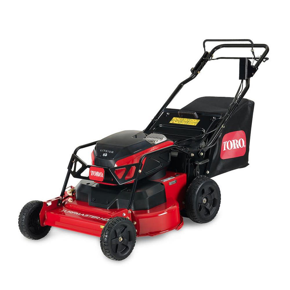 Toro TurfMaster Revolution 30in 60V Max Electric Mower with 10Ah