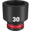Milwaukee Impact Socket 1/2in Drive 30mm Standard 6 Point, small image number 1