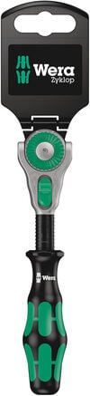 Wera Tools 8000 A SB Zyklop Speed Ratchet with 1/4 Inch Drive, small image number 1