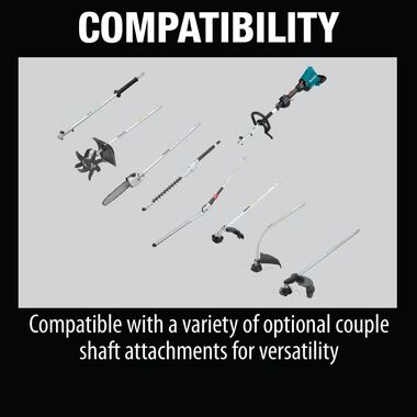 Makita 18V X2 (36V) LXT Lithium-Ion Brushless Cordless Couple Shaft Power Head (Bare Tool), large image number 4